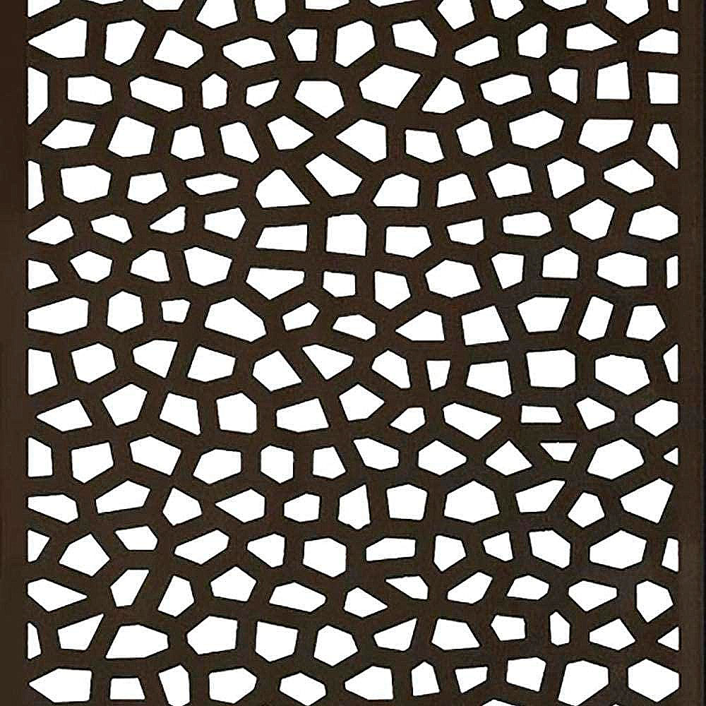 Panel Mosaico Antracita 1x2 m Polipropileno