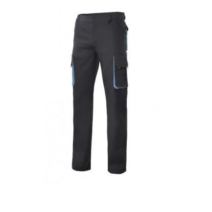 PANTALON 103004 00/05 NEGRO/CELESTE T-52