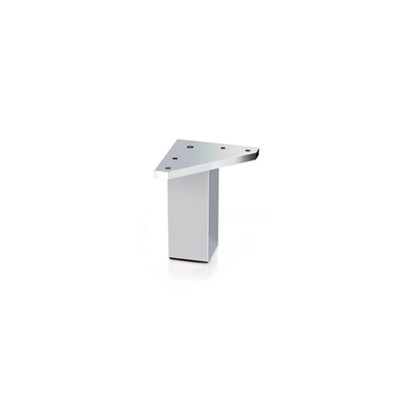 Pata Cuadrada ABS 40x40x60mm Cromo Brillo. Nesu