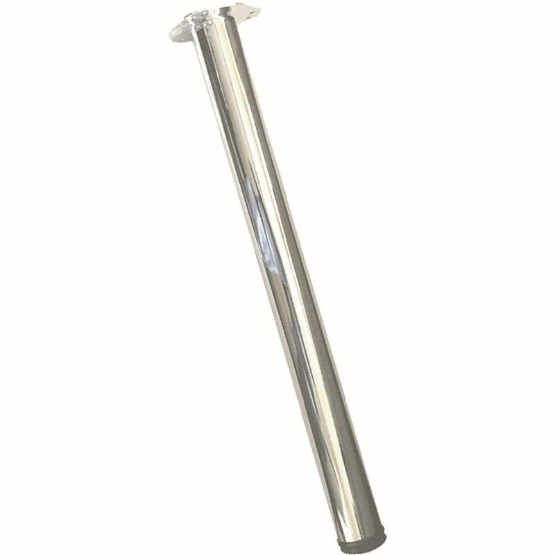 Pata Mostrador 870x60mm Cromo Br Micel