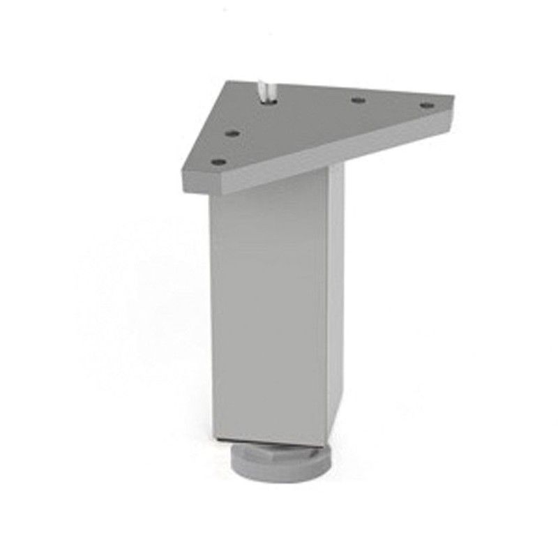 Pata Cuadrada 40Xh150 Mm. Alum. Mate 190D10 Nesu