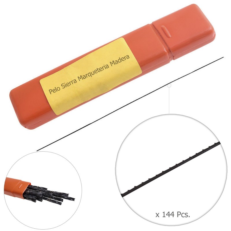 Pelo Sierra Marquetería Madera (Estuche 144 pzas.)