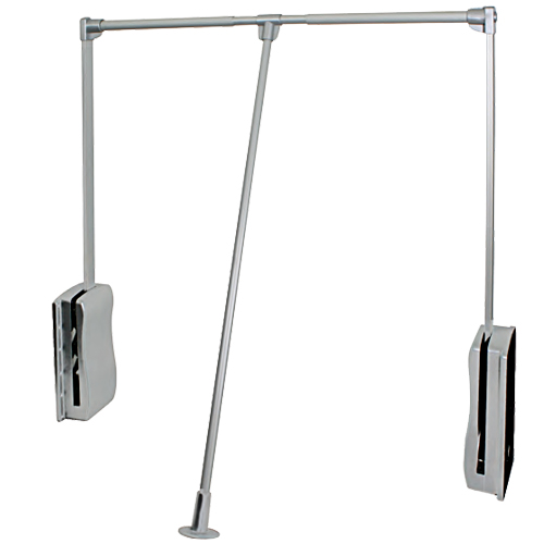 Interior armario - Perchero Abatible Aluminio Plata Mate