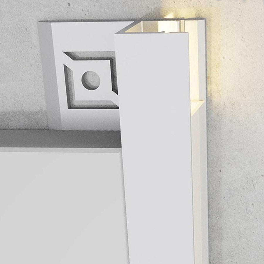 Perfil Aluminio Encastrar Arquitectural con Luz Lateral Lado 2 Metros