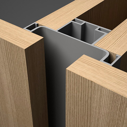 Interior cocina - Perfil Tirador Gola Vertical