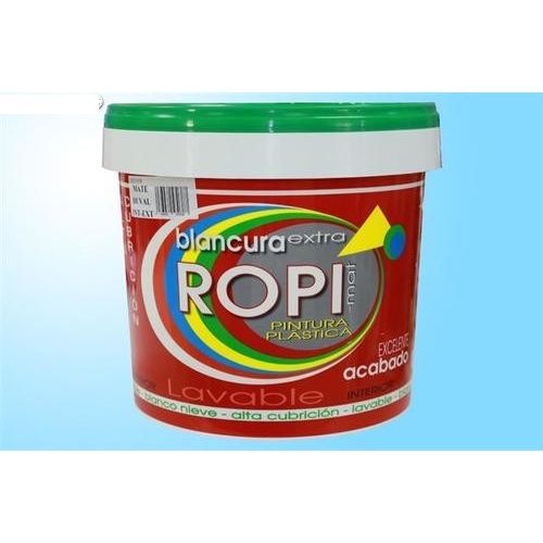 PINTURA ROPI BLANCA INTERIOR 4 L