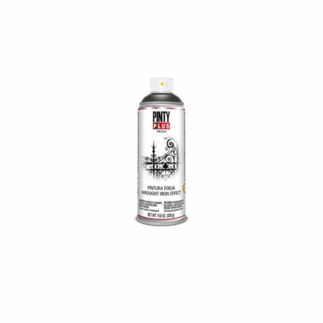 Pintura spray pintyplus efecto forja negro 520 cc ref.847