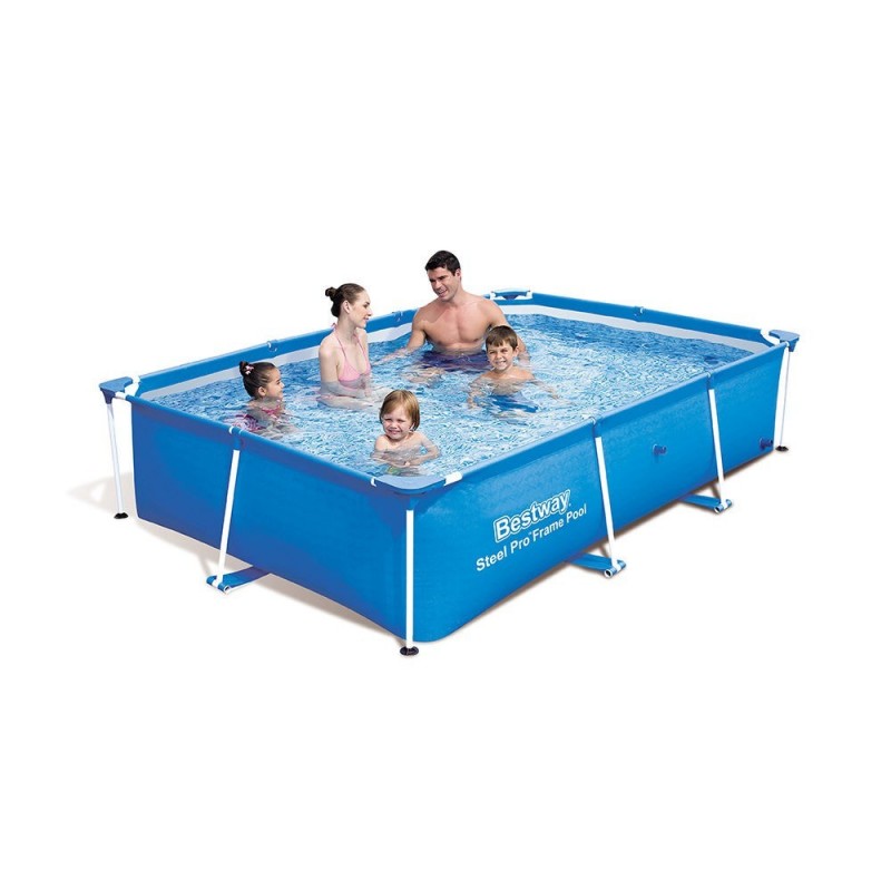 Piscina Rectangular Sin Depuradora 259x170x61 cm. BESTWAY
