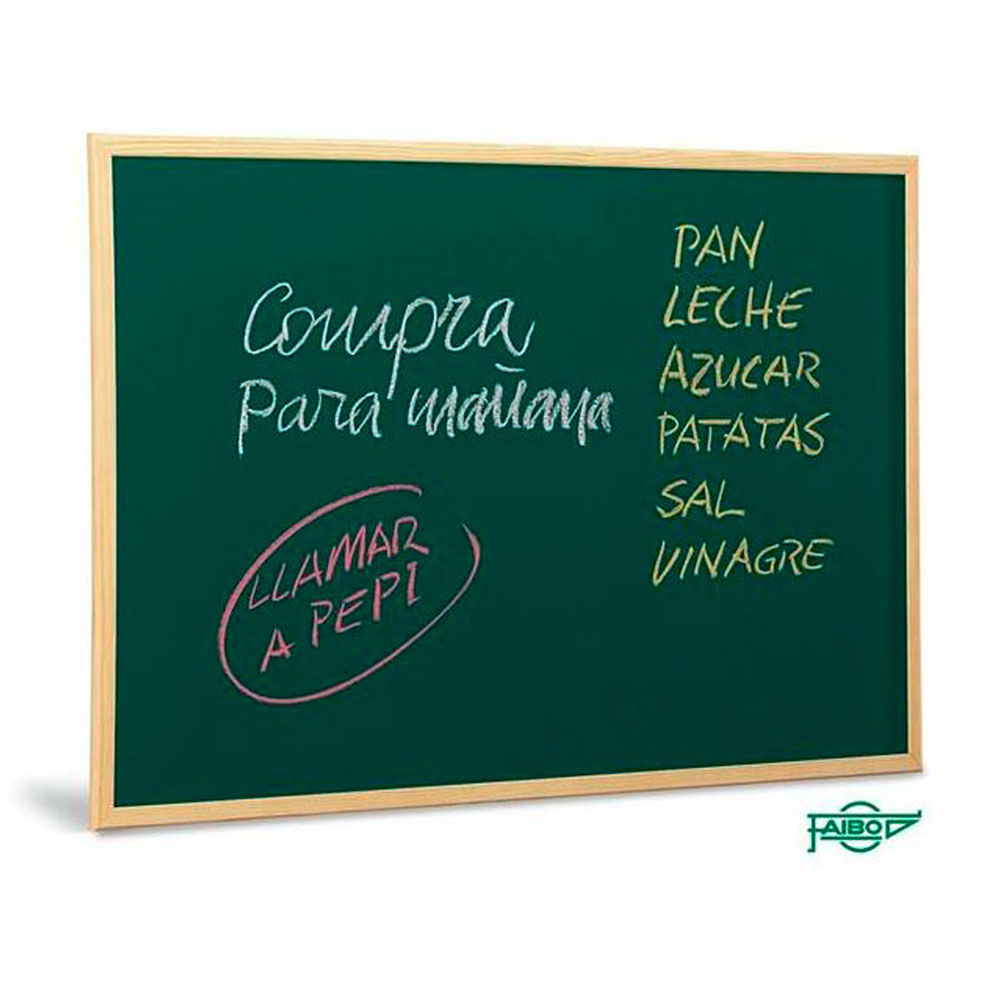 Pizarra Verde Marco Madera 30x40 cm 503-1