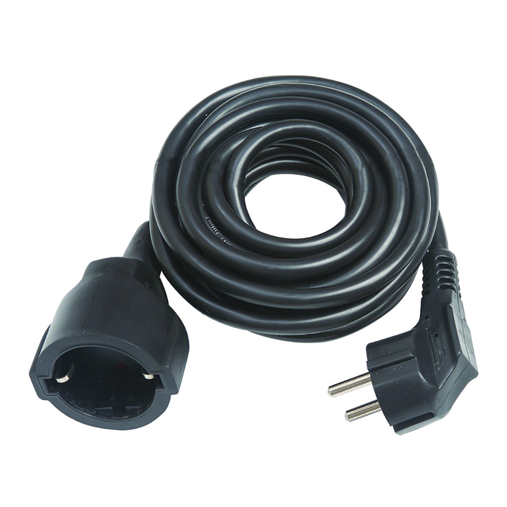 Prolongador 3 Metros 16A Con Toma Tierra Negro