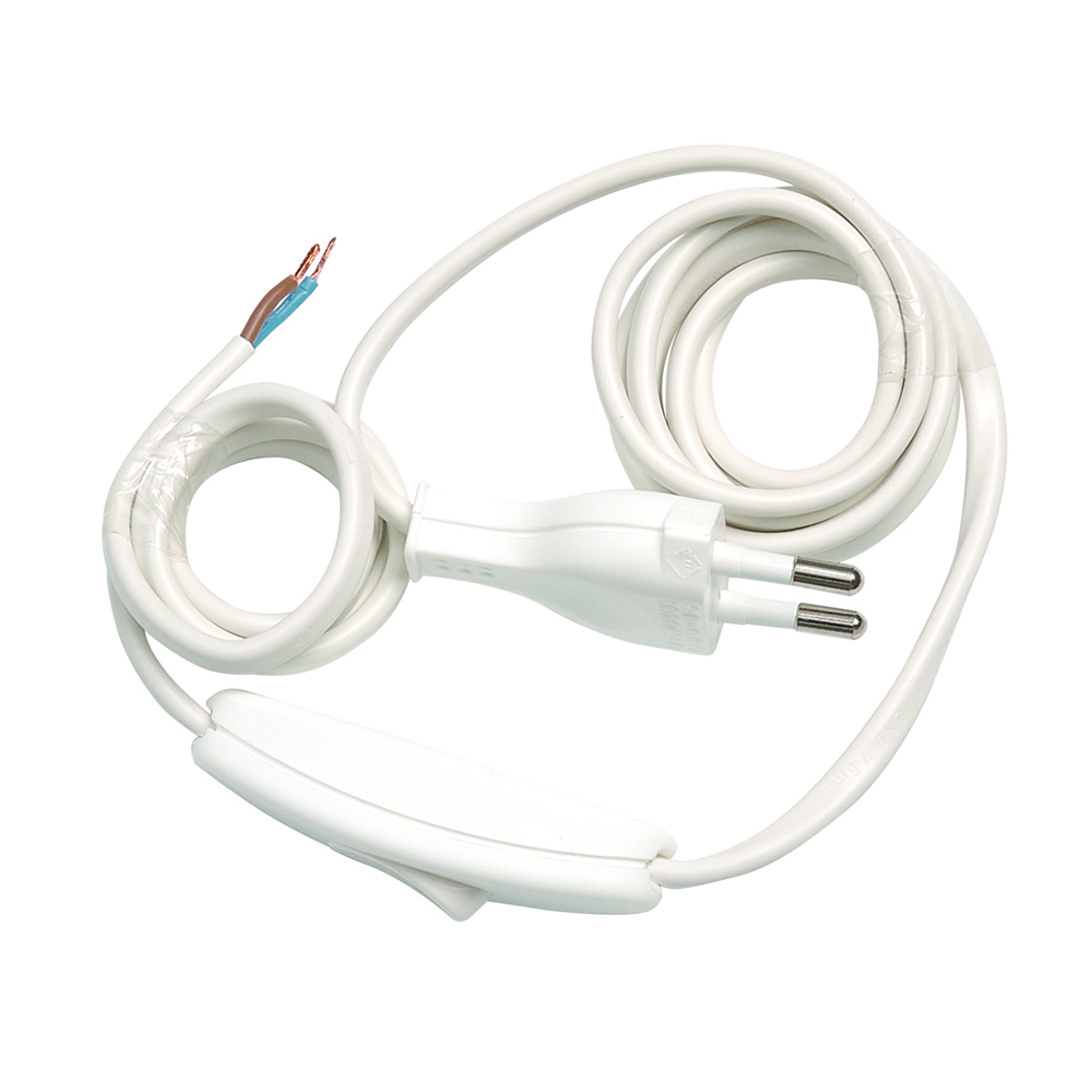 Conexión 1,5 Metros Blanco Con Interruptor Pasador