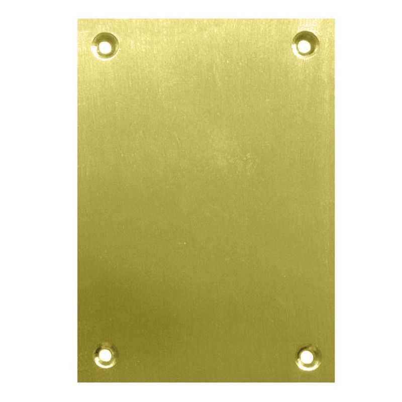 Placa Ciega 2 Un.100X70Mm Laton Satinado 978D05 Micel