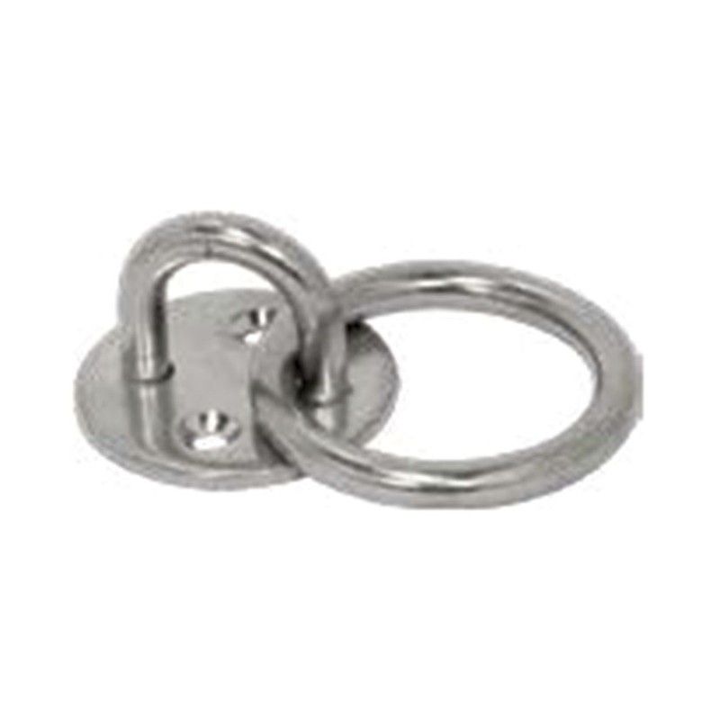 Anilla Con Placa Redonda Inox 50X60 351C28