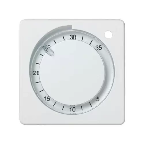 Placa Para Termostato De Calefaccion Simon 27 Play  Blanco