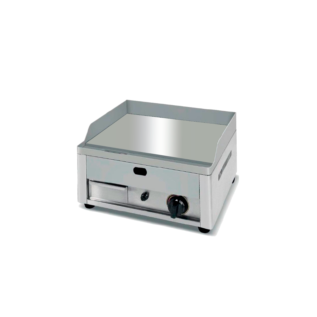 Plancha a gas de cromo duro SERIE 600 400mm