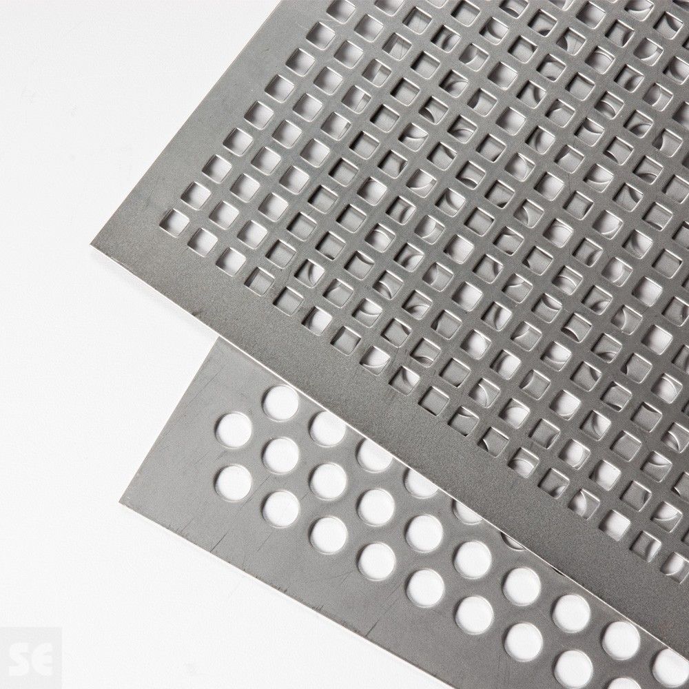 Plancha de Acero perforada