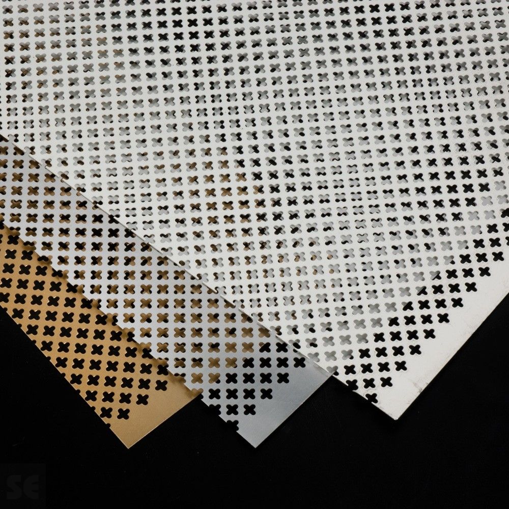 Plancha de Aluminio trébol cubreradiador