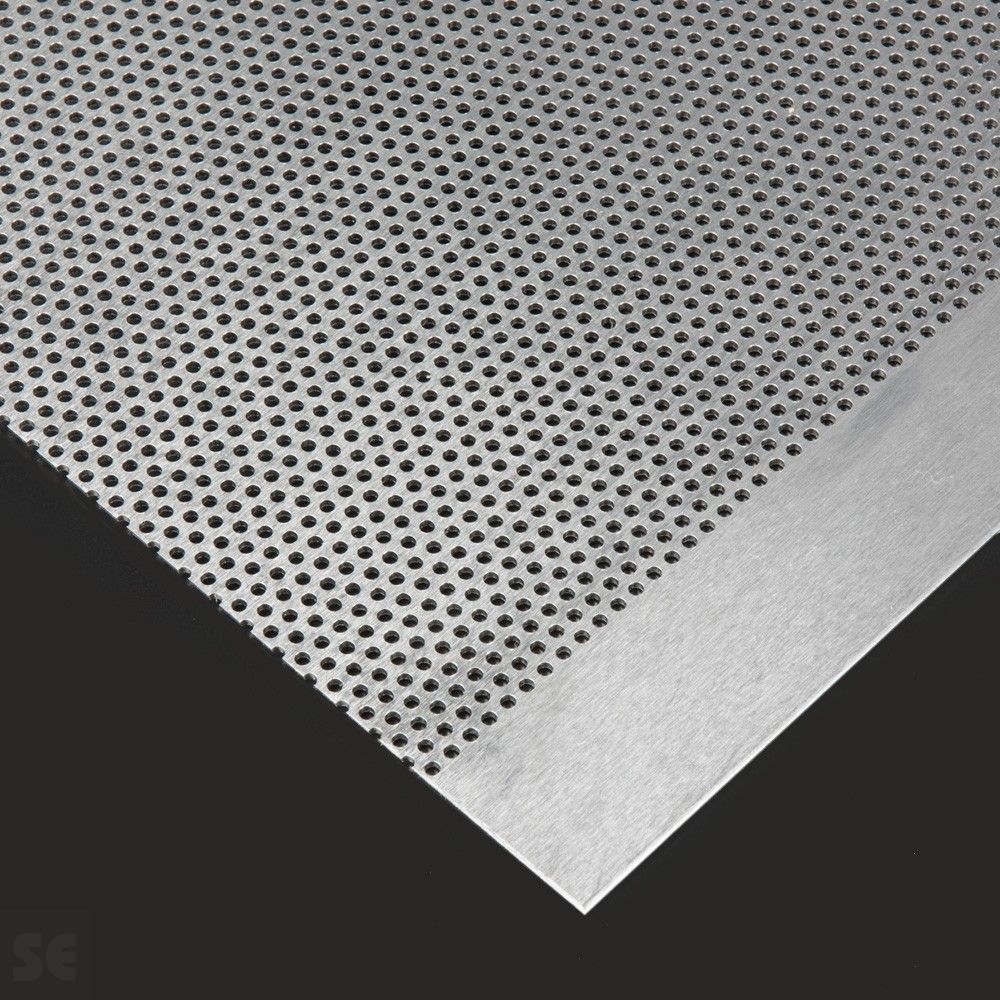 Plancha de Aluminio perforado círculo pequeño