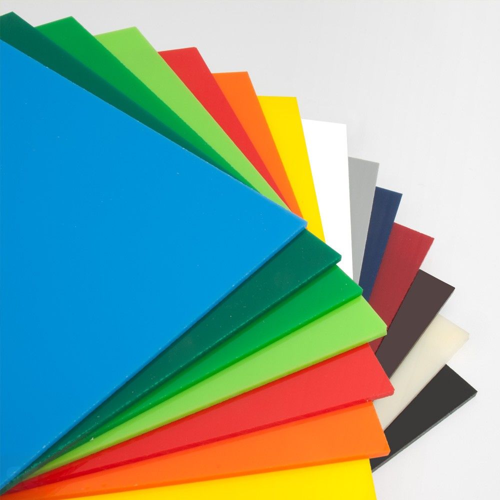 Plancha de Metacrilato opaco colores