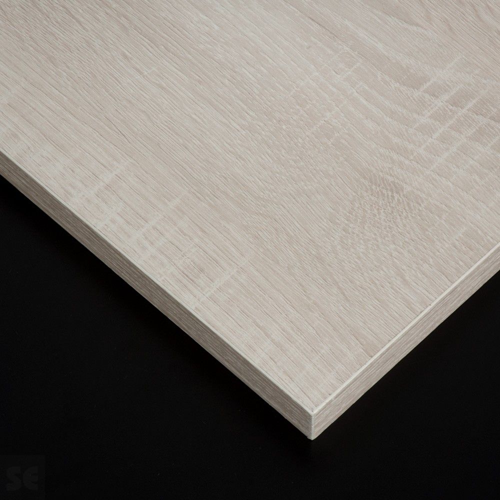 Plancha de Melamina efecto roble canteada