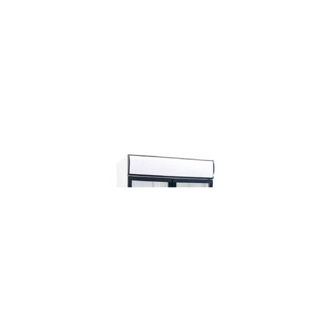 Plástico Blanco del Visor Vertical Refrigerado UF-1000ALS 1126x223mm