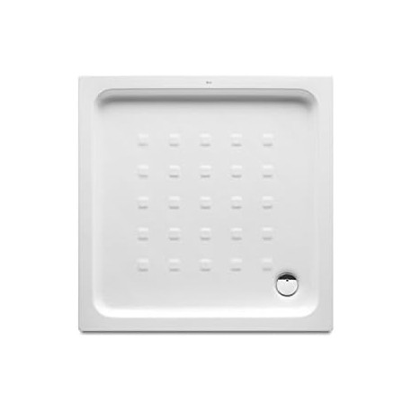 Plato de ducha de porcelana cuadrado EASY - ROCA