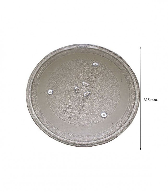 Plato microondas Panasonic 315mm (anclaje 1,5cm.)   49PM014