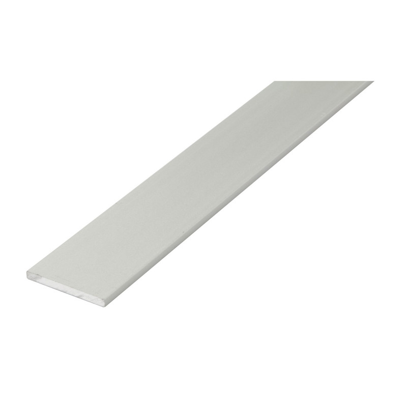 Pletina 2.5 Metros de Aluminio 30 x 3 mm. Plata de Amig