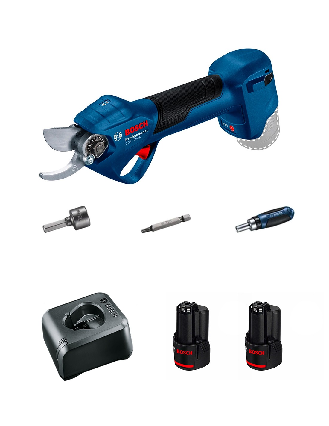 BOSCH GGP 12V-25 (2 x 3,0 Ah + GAL12V-20 + Cartón)