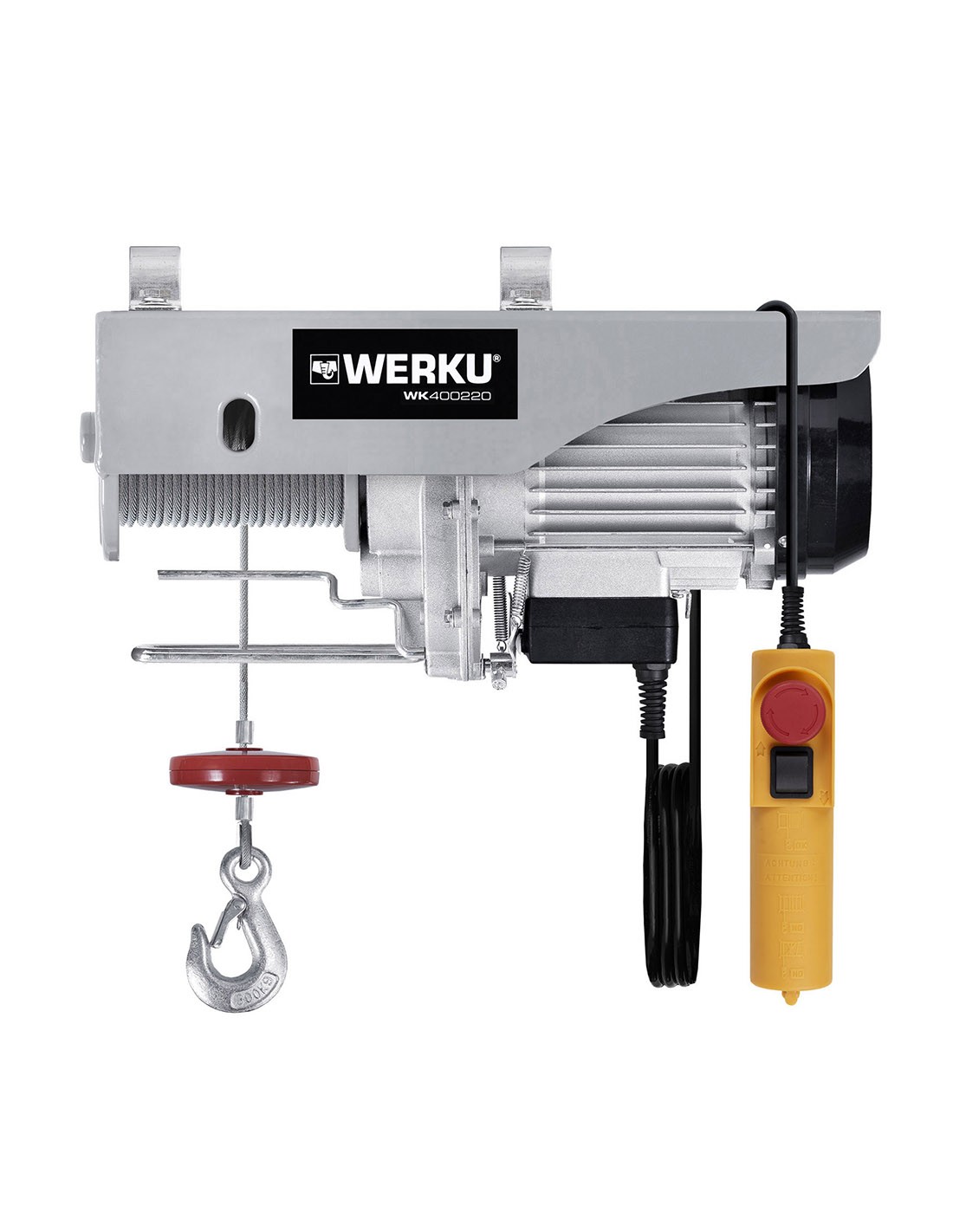 Polipasto Cable 300/600 Kg WERKU (1050 W)