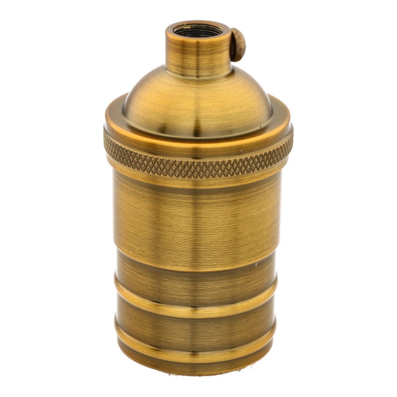 Portalámparas Vintage E27 Dorado