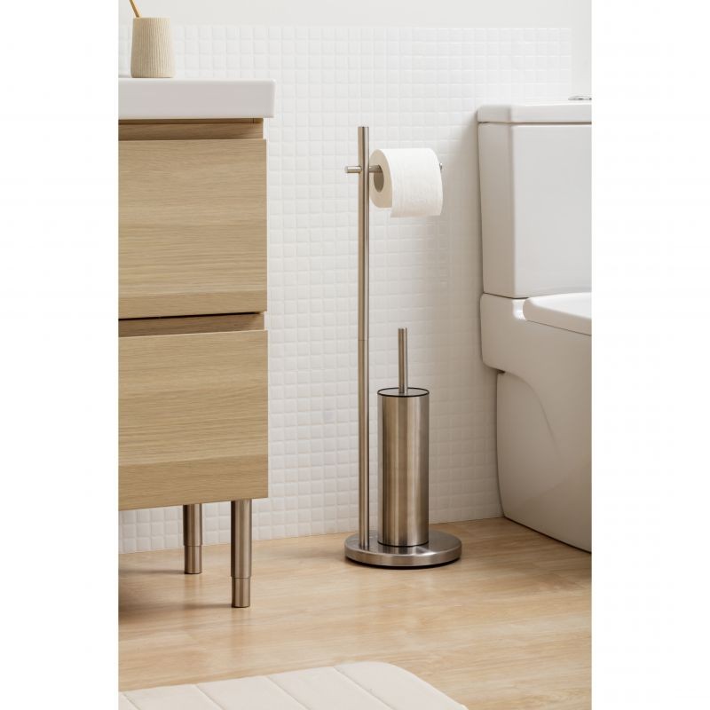 PORTARROLLOS Y ESCOBILLA MONOPIE SATIN COD.44395.00 TATAY