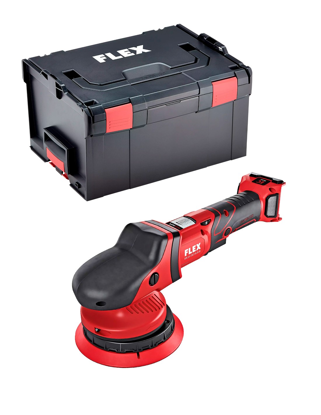 Pulidora Excéntrica FLEX XFE 15-150 18.0-EC (Cuerpo solo + L-Boxx 238)