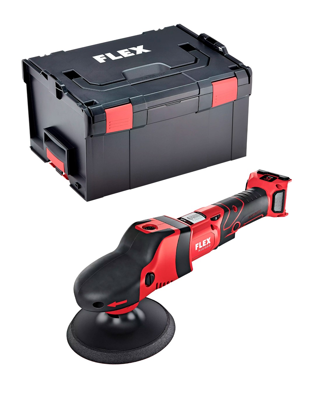 Pulidora FLEX PE 150 18.0-EC (Cuerpo solo + L-Boxx 238)