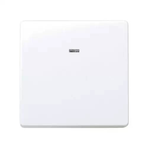 Pulsador Neutro Ancho Con Luminoso Simon 27 Play  Blanco