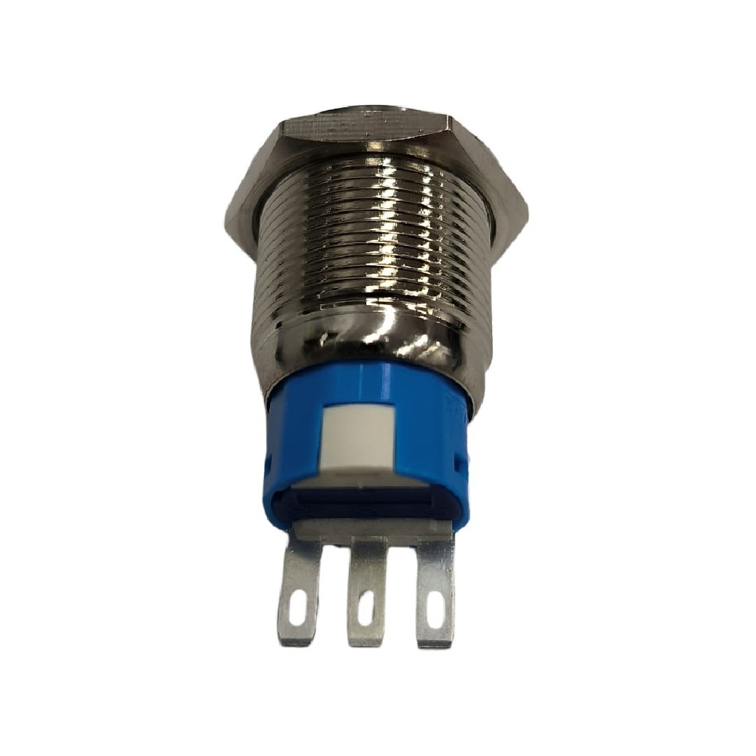 Pulsador ONPOW LAS1-AGQ  5A 220VAC 3 Terminales HBS-350