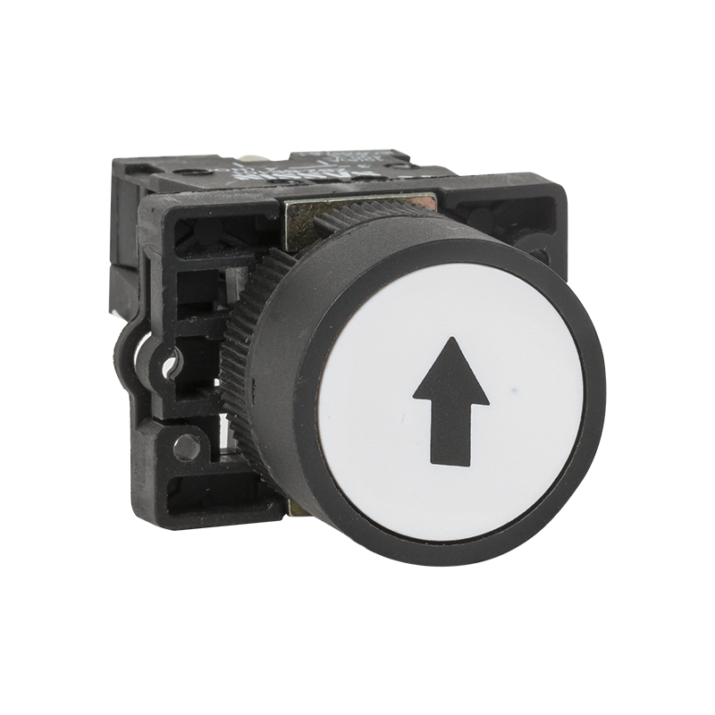 PULSADOR CON RETORNO BLANCO FLECHA RHA5BA3341 RHENES