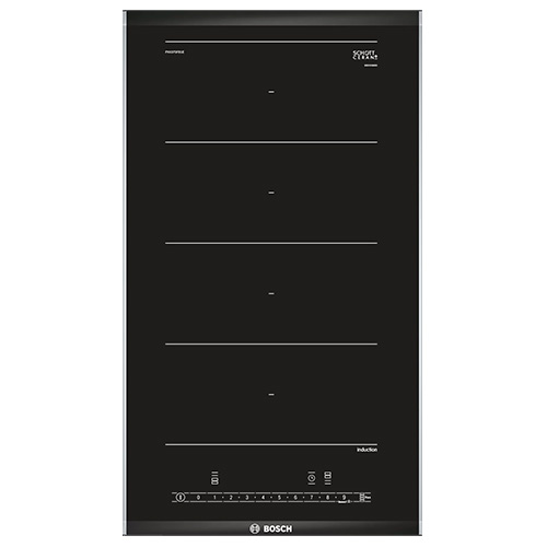 Placas de inducción - BOSCH Encimera Flex Inducción PXX375FB1E 2 Zonas Cristal Negro