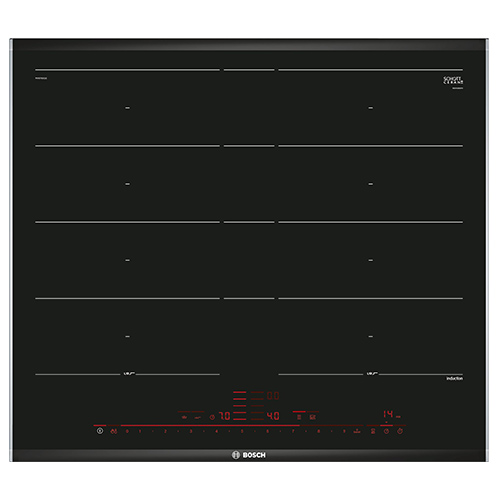 Placas de inducción - BOSCH Encimera Flex Inducción PXY675DC1E 4 Zonas Negro