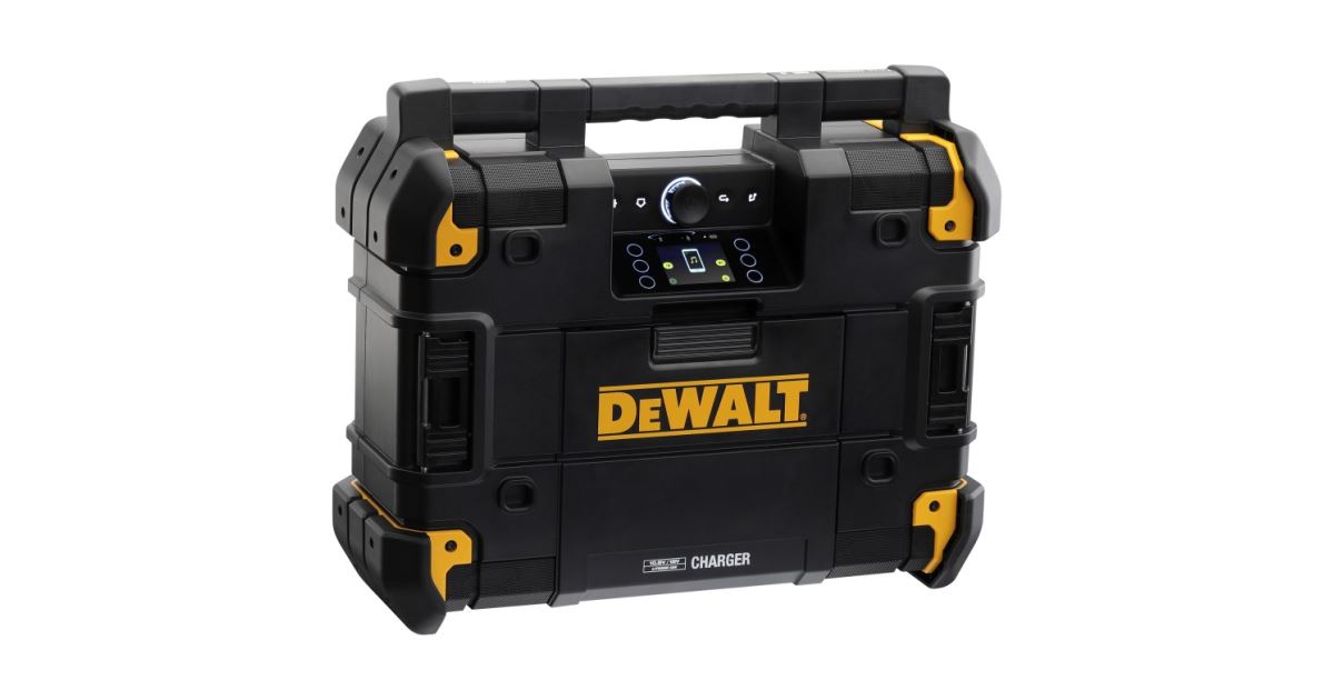 Radio DeWALT TSTAK con cargador DWST1-81078