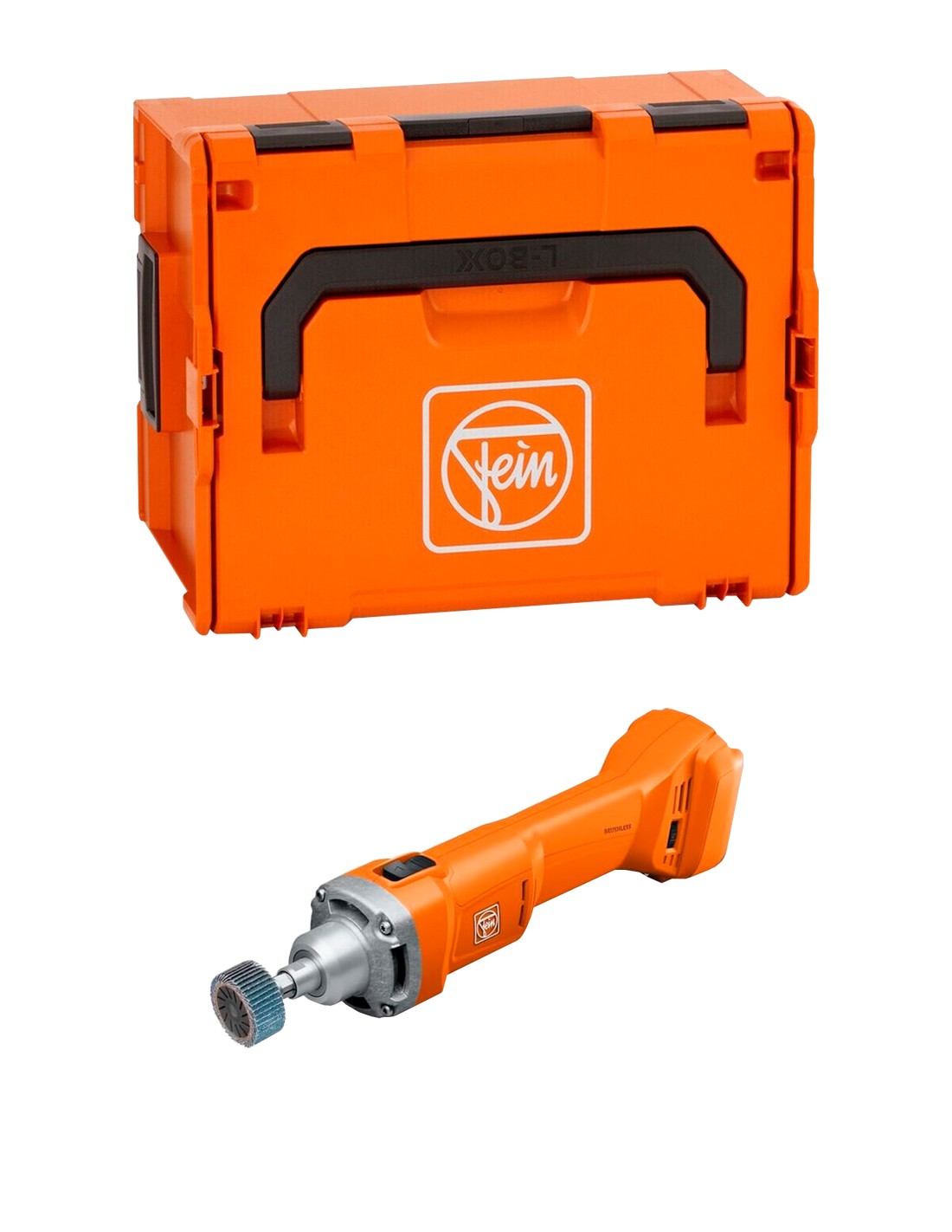 Rectificadora recta FEIN AGSZ 18-280 BL AS (Cuerpo solo + L-Boxx 238)