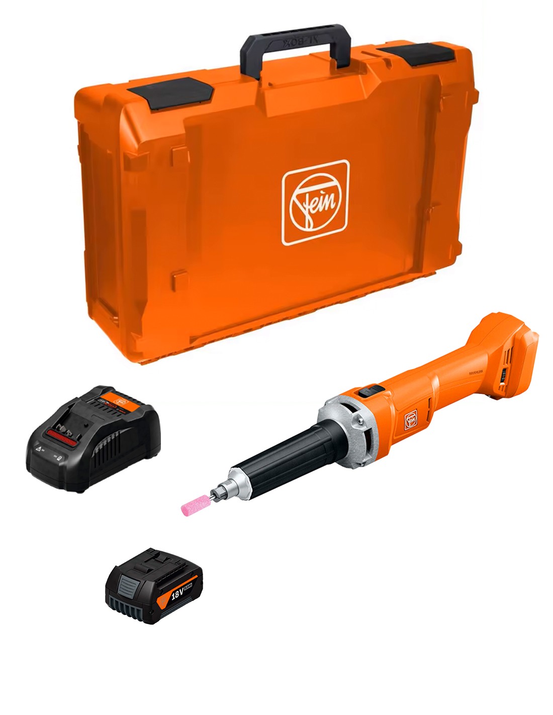 Rectificadora recta FEIN AGSZ 18-280 LBL AS (1 x 5,0 Ah + GAL1880CV + XL-Boxx)