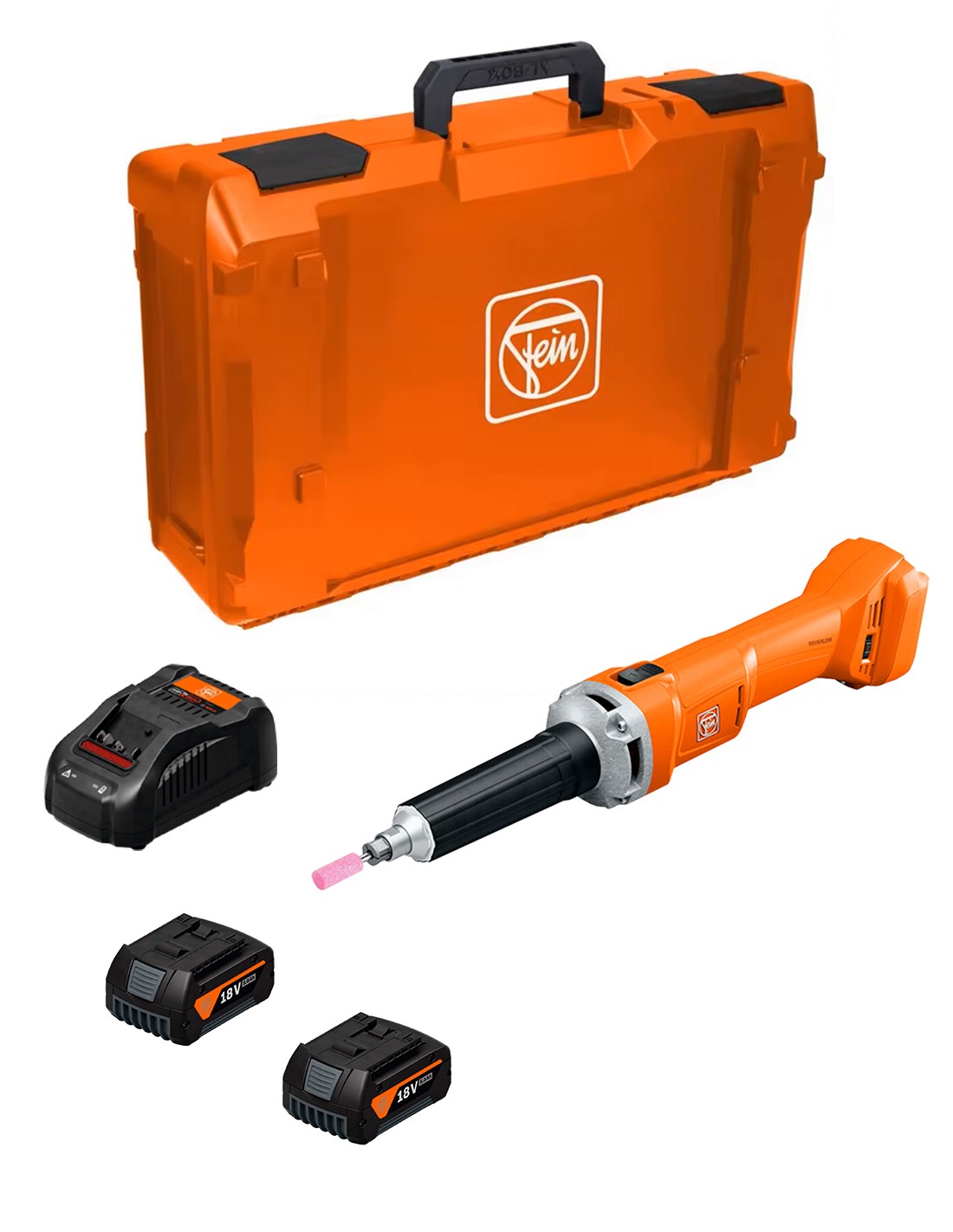 Rectificadora recta FEIN AGSZ 18-280 LBL AS (2 x 5,0 Ah + GAL1880CV + XL-Boxx)