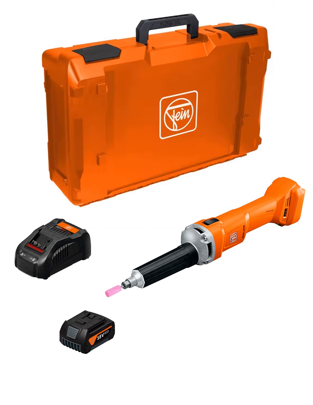 Rectificadora recta FEIN AGSZ 18-90 LBL AS (1 x 5,0 Ah + GAL1880CV + XL-Boxx)