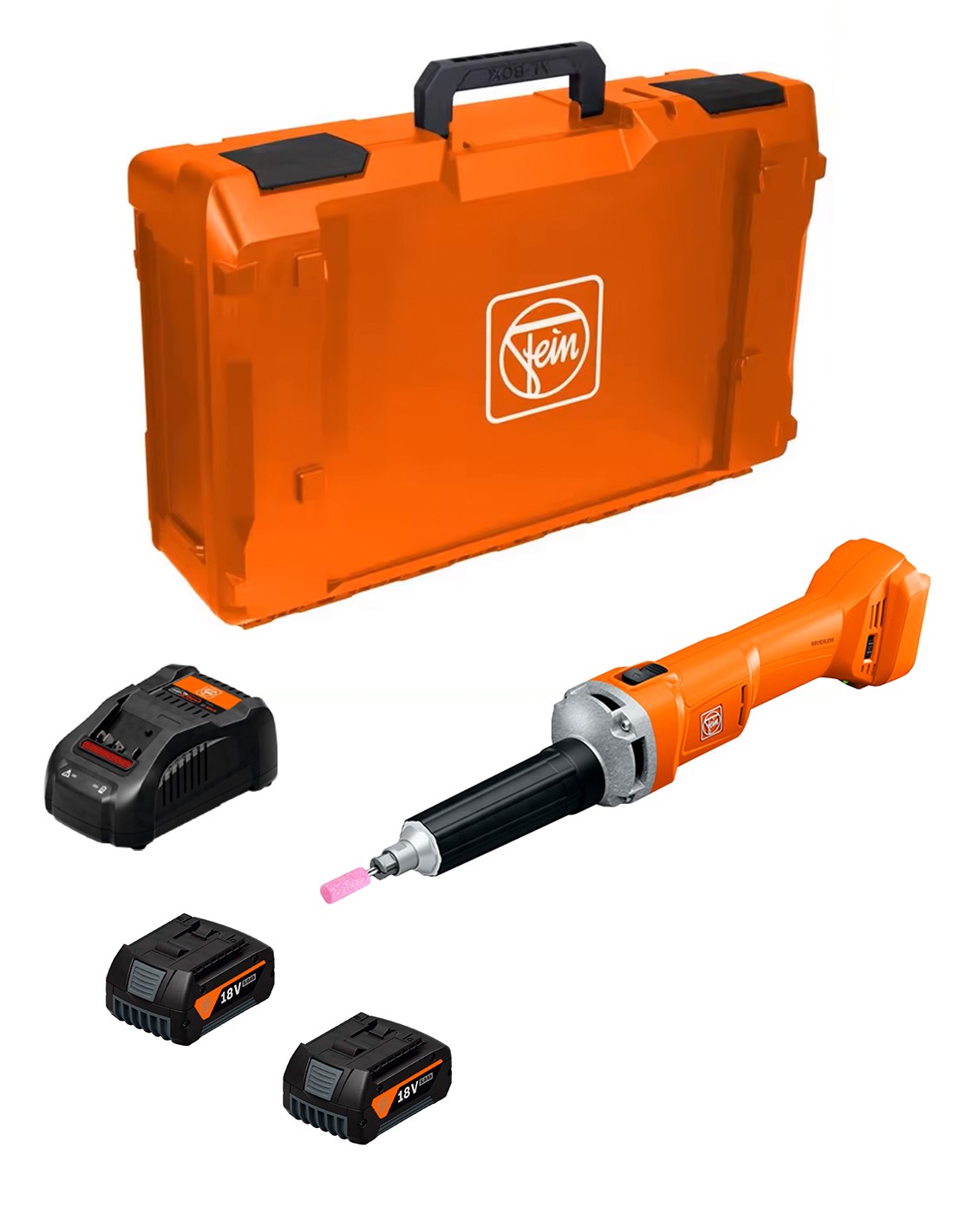 Rectificadora recta FEIN AGSZ 18-90 LBL AS (2 x 5,0 Ah + GAL1880CV + XL-Boxx)