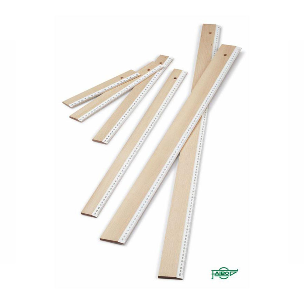 Reglas Madera - Ref. 51-100 / Reglas Madera Escolares / 100 cm