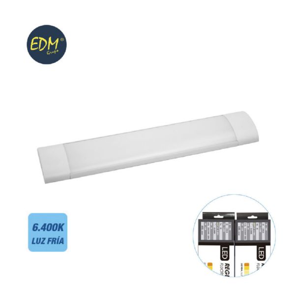 REGLETA ESTANCA LED 25W 61CM 6.400K LUZ FRIA 2200 LUMENS