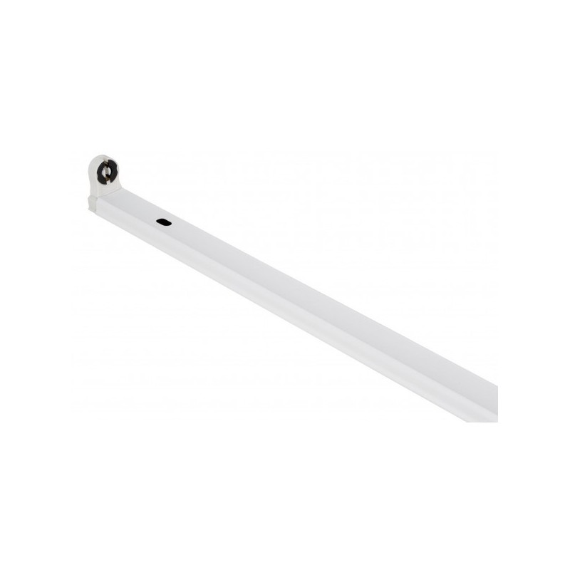 Regleta Para Tubo 1xt8 Led Mica 150cm Blanca 3,3x151x4,5 Cm