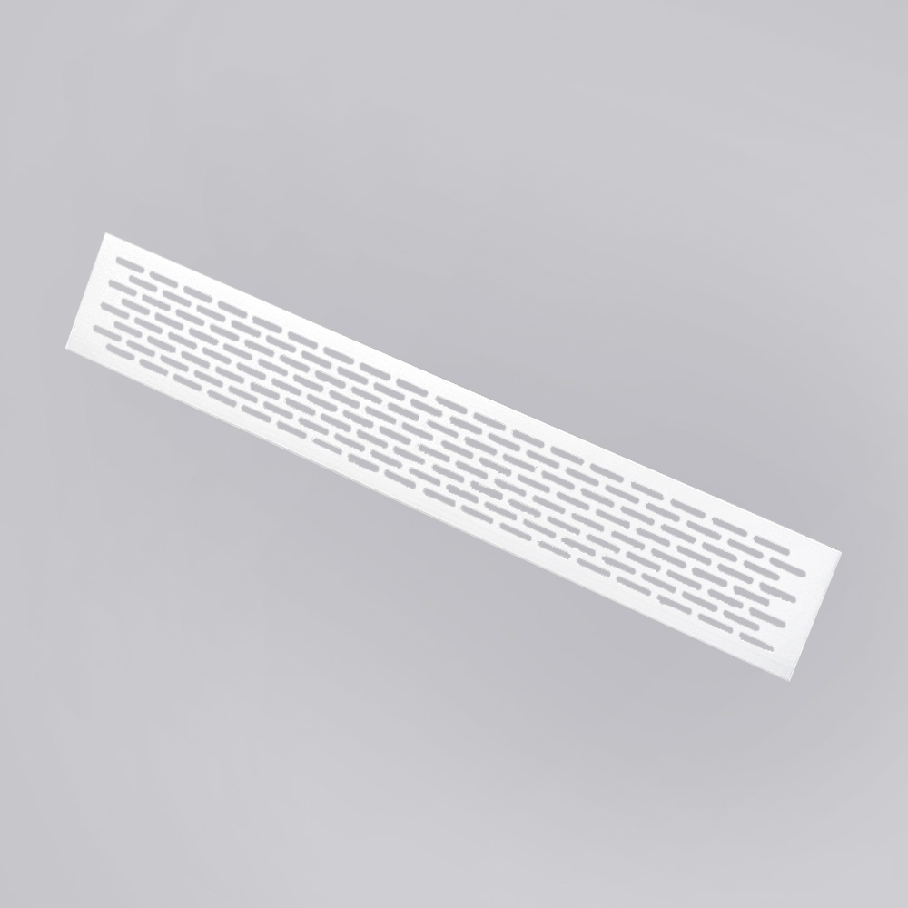 Rejillas Aireacion Zocalo  440x70 Blanca