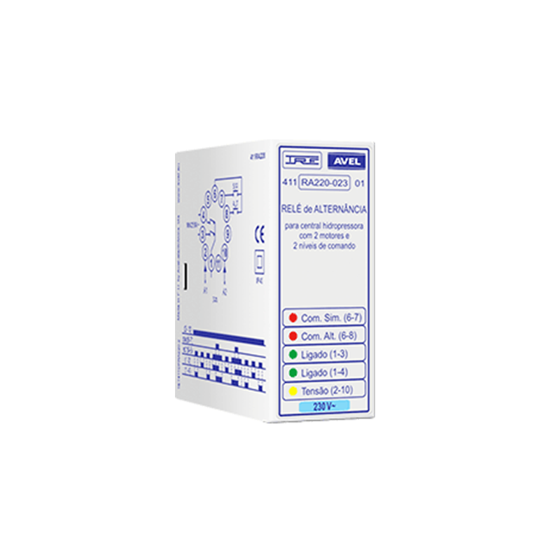 RELÉ DE NIVEL ALTERNANCIA 230V AVEL